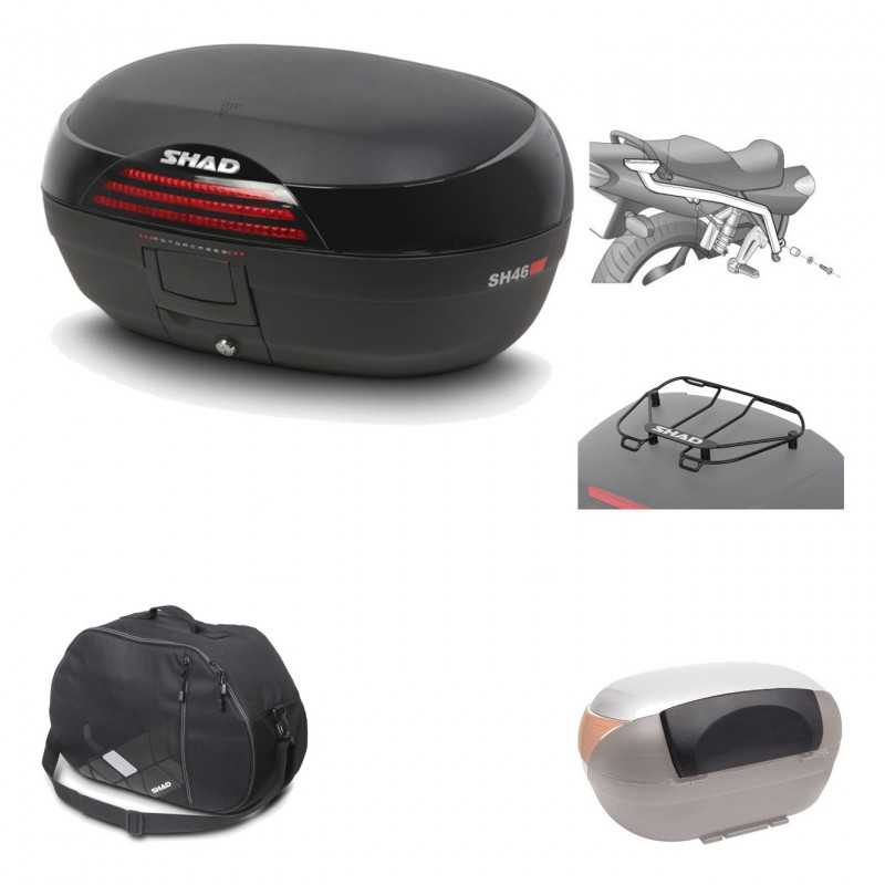 SHAD Baul trasero + herraje montaje accesorios SH46 SH 46 NEW MODEL KIT-183663