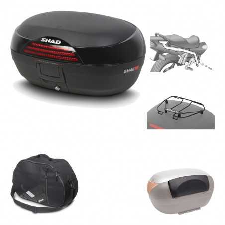 Rear trunk + mounting hardware + accessories  SH46 SH 46 NEW MODEL