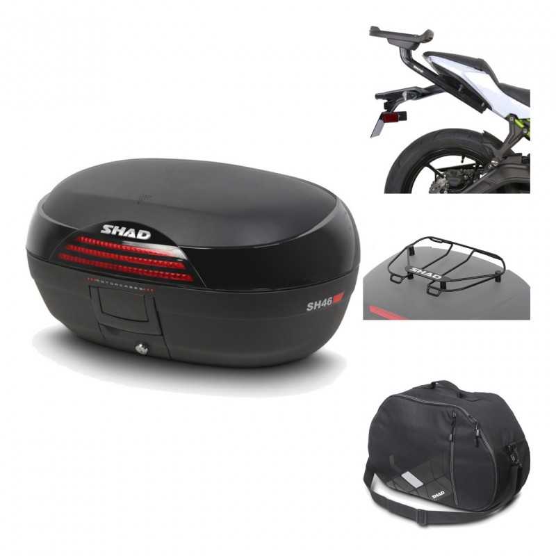SHAD Baul trasero + herraje montaje accesorios SH46 SH 46 NEW MODEL KIT-183915