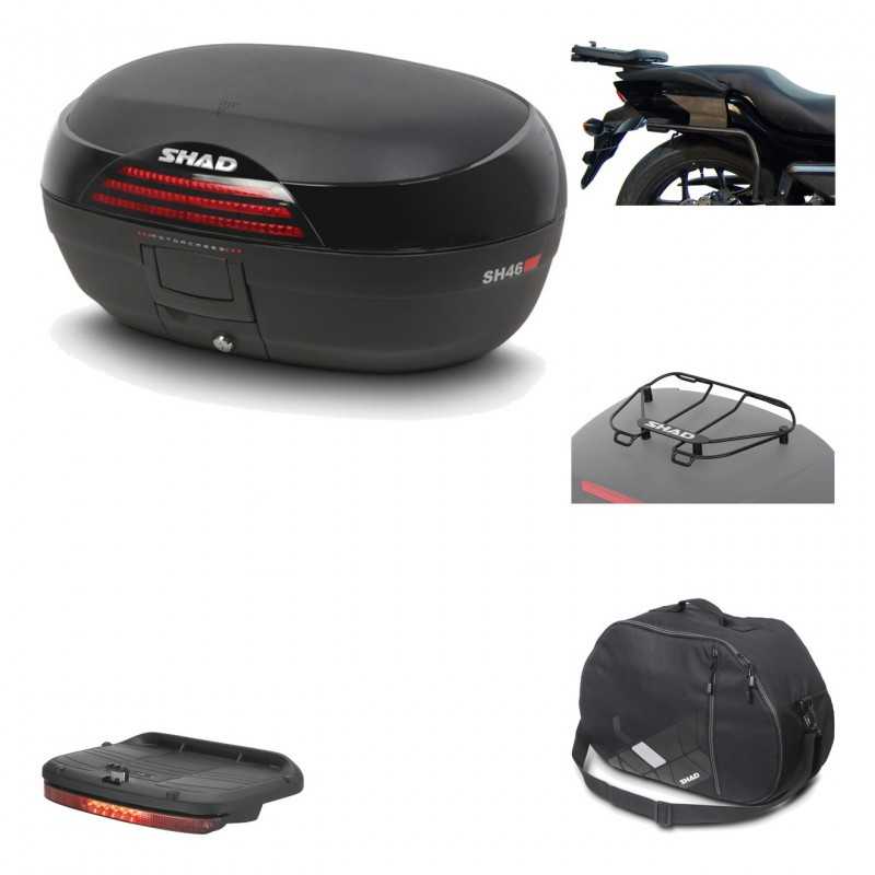 Rear trunk + mounting hardware + accessories  SH46 SH 46 NEW MODEL