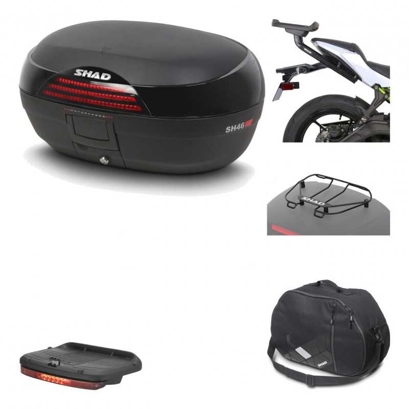 Rear trunk + mounting hardware + accessories  SH46 SH 46 NEW MODEL