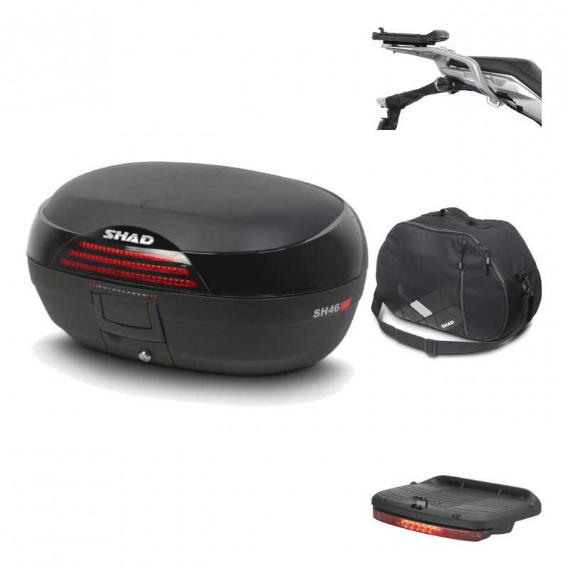SHAD Baul trasero + herraje montaje accesorios SH46 SH 46 NEW MODEL KIT-184068