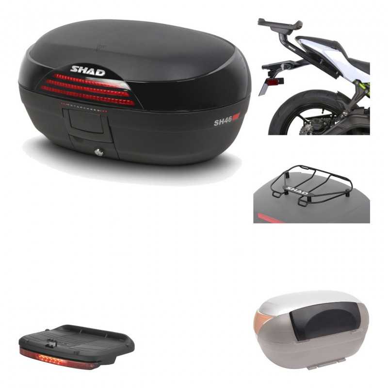 Rear trunk + mounting hardware + accessories  SH46 SH 46 NEW MODEL