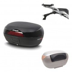 SHAD Baul trasero + herraje montaje respaldo de pasajero SH46 SH 46 NEW MODEL KIT-184069
