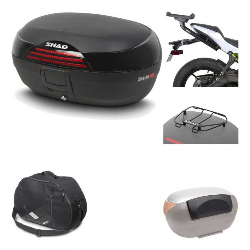 Rear trunk + mounting hardware + accessories  SH46 SH 46 NEW MODEL