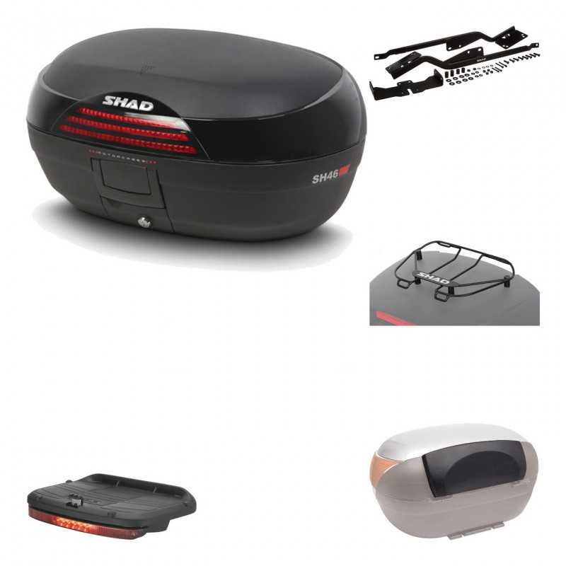 Rear trunk + mounting hardware + accessories  SH46 SH 46 NEW MODEL