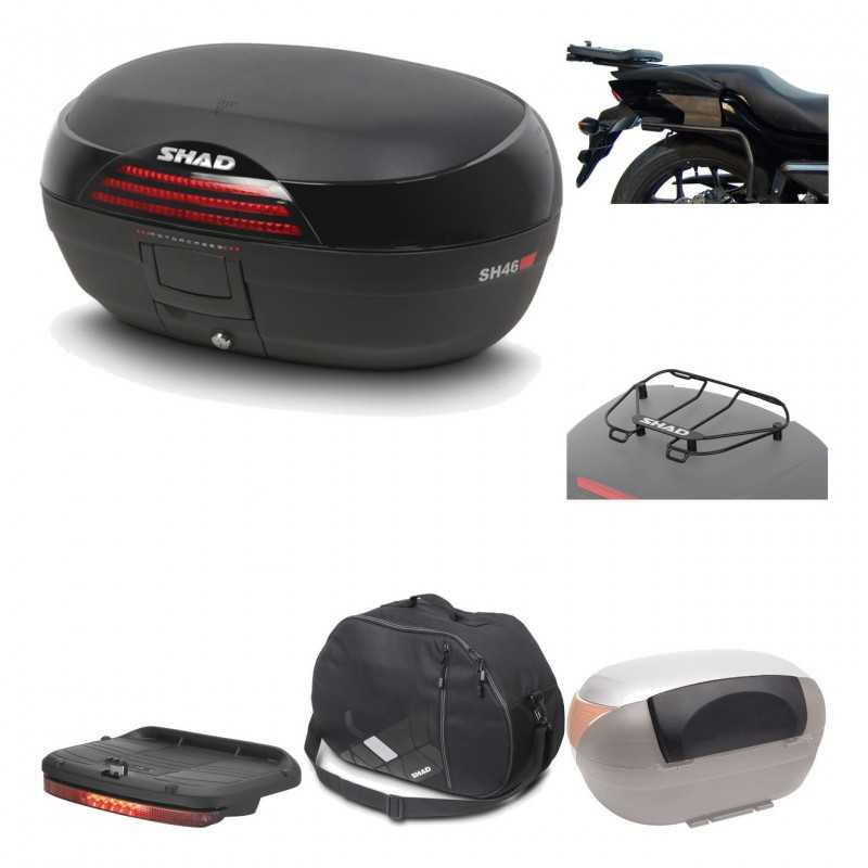 Rear trunk + mounting hardware + accessories  SH46 SH 46 NEW MODEL