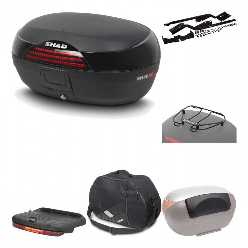 Rear trunk + mounting hardware + accessories  SH46 SH 46 NEW MODEL