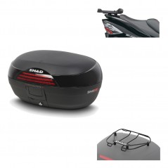 SHAD Baul trasero + herraje montaje parrilla portabultos superior SH46 SH 46 NEW MODEL KIT-183969