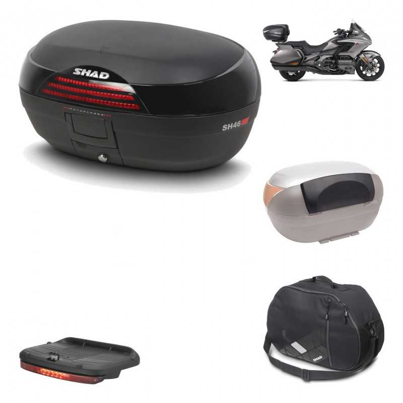 Rear trunk + mounting hardware + accessories  SH46 SH 46 NEW MODEL