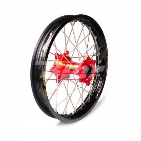 HAAN WHEELS Rueda completa aro negro 19-2,15 buje rojo 1 16416/3/6 61474