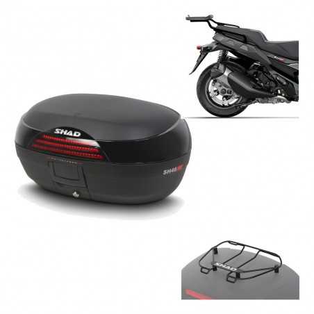 SHAD Baul trasero + herraje montaje parrilla portabultos superior SH46 SH 46 NEW MODEL KIT-184473
