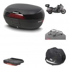 Rear trunk + mounting hardware + accessories  SH46 SH 46 NEW MODEL