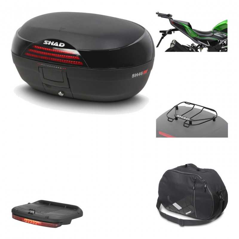Rear trunk + mounting hardware + accessories  SH46 SH 46 NEW MODEL