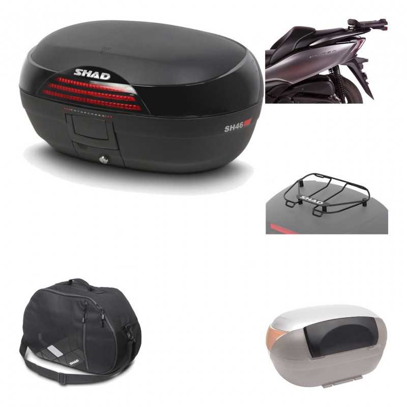 SHAD Baul trasero + herraje montaje accesorios SH46 SH 46 NEW MODEL KIT-184575