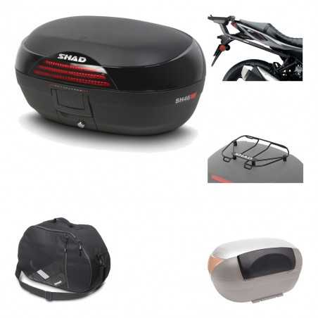 Rear trunk + mounting hardware + accessories  SH46 SH 46 NEW MODEL