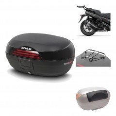 Rear trunk + mounting hardware + accessories  SH46 SH 46 NEW MODEL