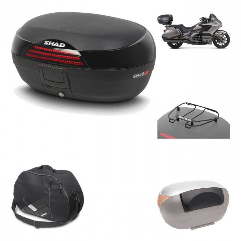 Rear trunk + mounting hardware + accessories  SH46 SH 46 NEW MODEL