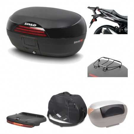 SHAD Baul trasero + herraje montaje accesorios SH46 SH 46 NEW MODEL KIT-184176