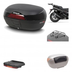Rear trunk + mounting hardware + accessories  SH46 SH 46 NEW MODEL