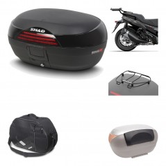 Rear trunk + mounting hardware + accessories  SH46 SH 46 NEW MODEL