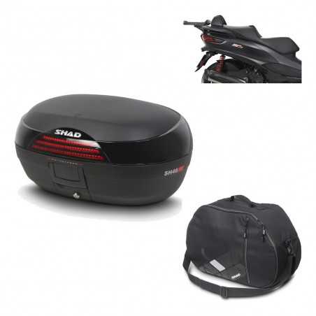 SHAD Baul trasero + herraje montaje bolsa interna SH46 SH 46 NEW MODEL KIT-184179