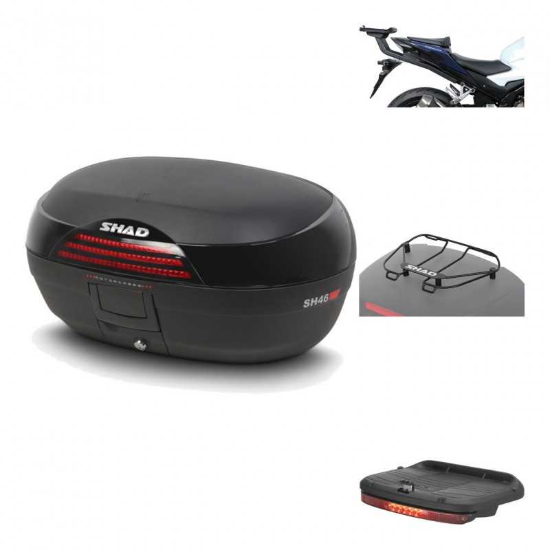 SHAD Baul trasero + herraje montaje accesorios SH46 SH 46 NEW MODEL KIT-184282
