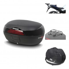 Rear trunk + mounting hardware + accessories  SH46 SH 46 NEW MODEL