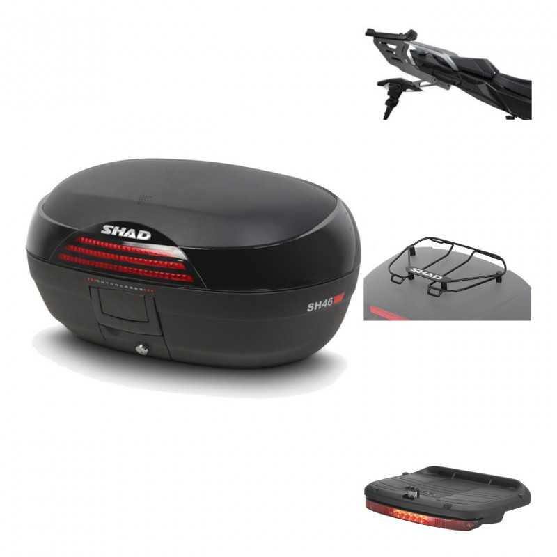 SHAD Baul trasero + herraje montaje accesorios SH46 SH 46 NEW MODEL KIT-184234