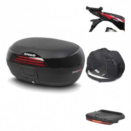 SHAD Baul trasero + herraje montaje accesorios SH46 SH 46 NEW MODEL KIT-184484