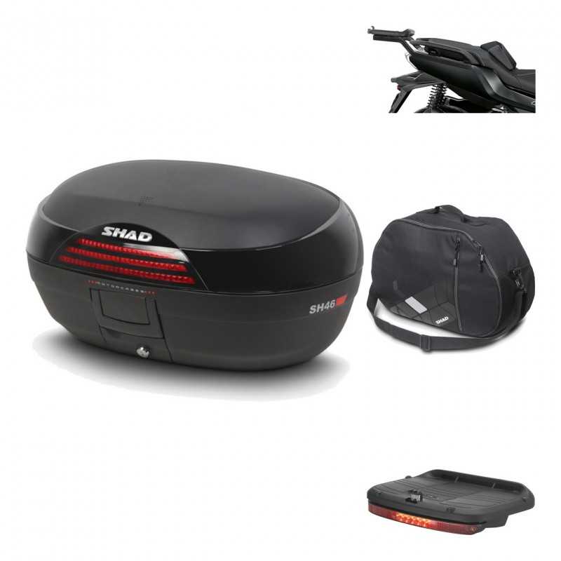 SHAD Baul trasero + herraje montaje accesorios SH46 SH 46 NEW MODEL KIT-184436