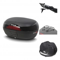 Rear trunk + mounting hardware + accessories  SH46 SH 46 NEW MODEL