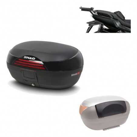 SHAD Baul trasero + herraje montaje respaldo de pasajero SH46 SH 46 NEW MODEL KIT-184437