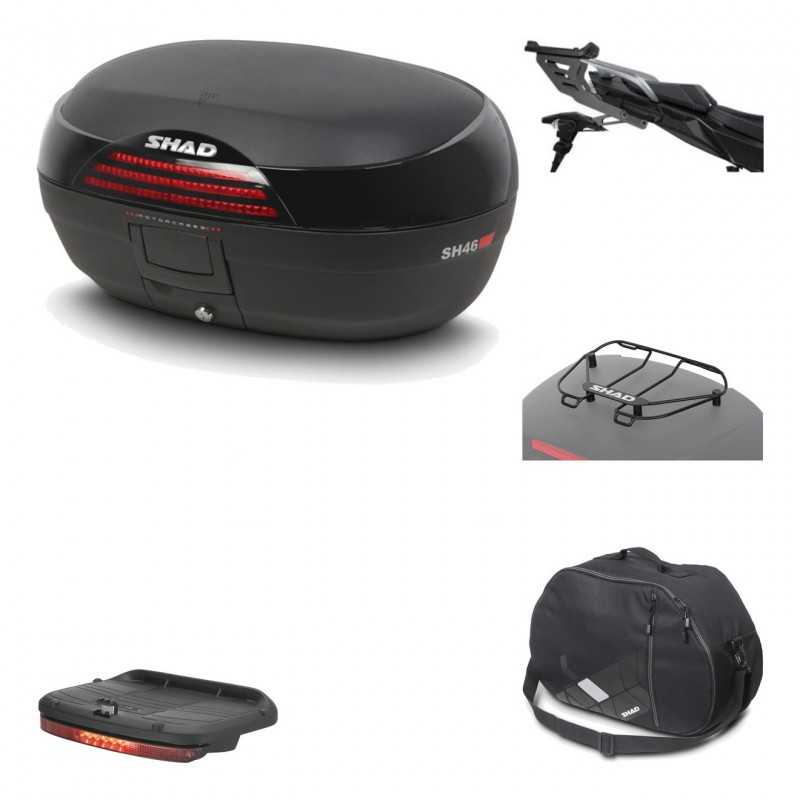 Rear trunk + mounting hardware + accessories  SH46 SH 46 NEW MODEL