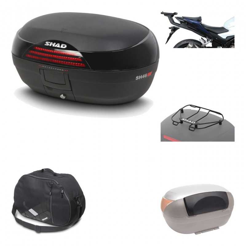 Rear trunk + mounting hardware + accessories  SH46 SH 46 NEW MODEL