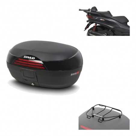 SHAD Baul trasero + herraje montaje parrilla portabultos superior SH46 SH 46 NEW MODEL KIT-184185