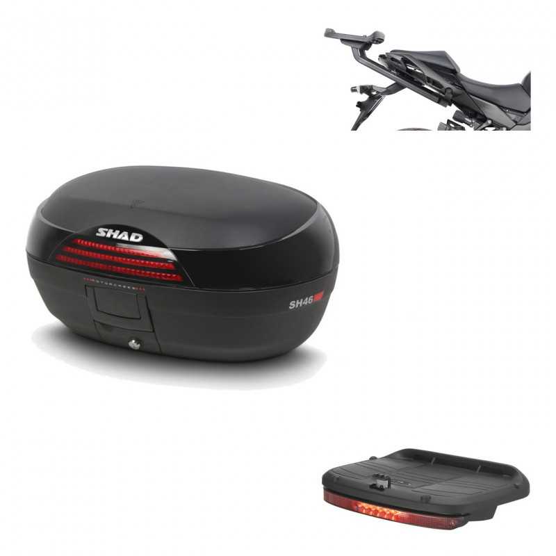 SHAD Baul trasero + herraje montaje luz de freno SH46 SH 46 NEW MODEL KIT-184338