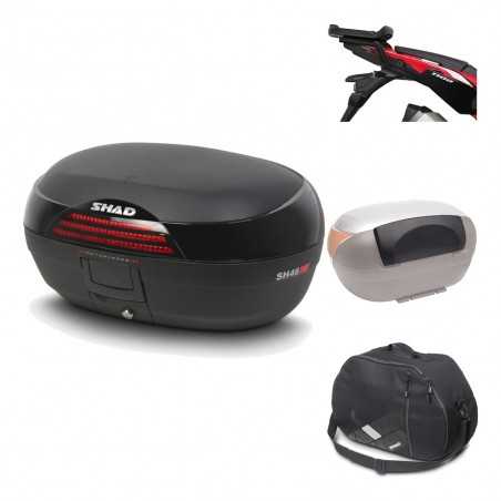 SHAD Baul trasero + herraje montaje accesorios SH46 SH 46 NEW MODEL KIT-184487