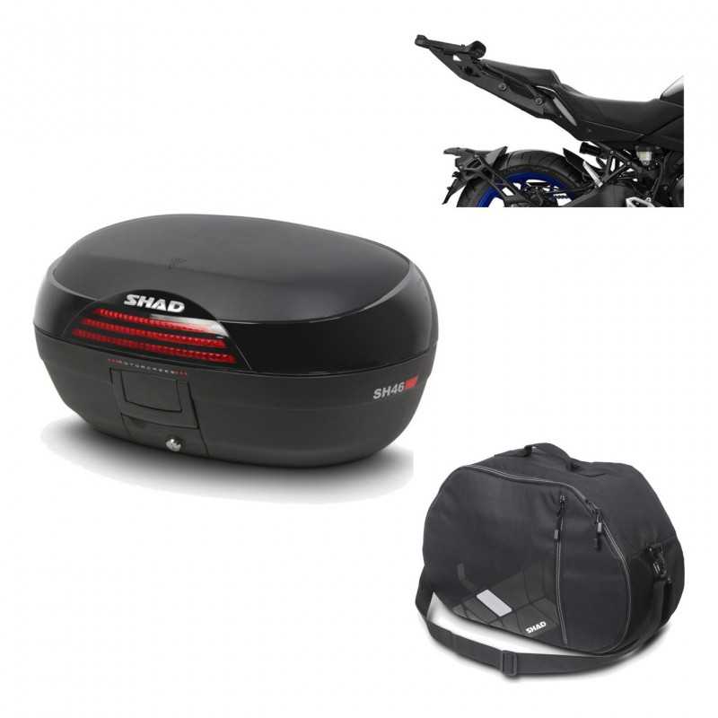 SHAD Baul trasero + herraje montaje bolsa interna SH46 SH 46 NEW MODEL KIT-184387