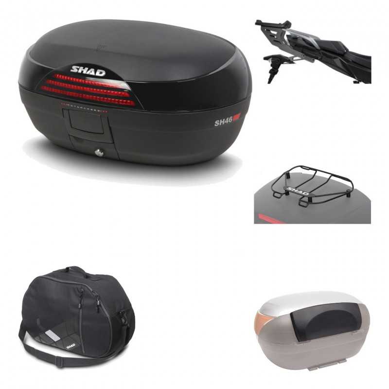 Rear trunk + mounting hardware + accessories  SH46 SH 46 NEW MODEL