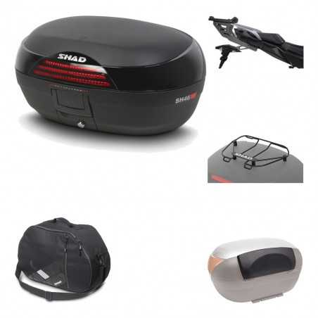 SHAD Baul trasero + herraje montaje accesorios SH46 SH 46 NEW MODEL KIT-184239