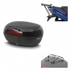 SHAD Baul trasero + herraje montaje parrilla portabultos superior SH46 SH 46 NEW MODEL KIT-184137