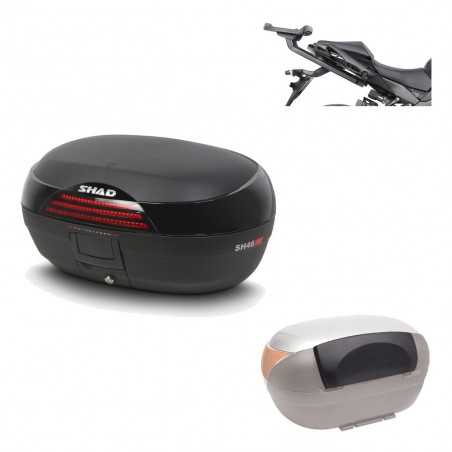 SHAD Baul trasero + herraje montaje respaldo de pasajero SH46 SH 46 NEW MODEL KIT-184341