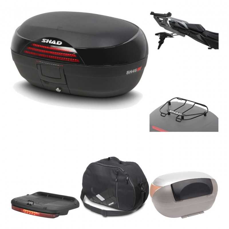 SHAD Baul trasero + herraje montaje accesorios SH46 SH 46 NEW MODEL KIT-184240