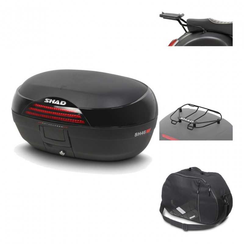 SHAD Baul trasero + herraje montaje accesorios SH46 SH 46 NEW MODEL KIT-184539