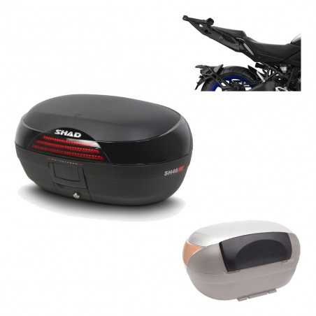 SHAD Baul trasero + herraje montaje respaldo de pasajero SH46 SH 46 NEW MODEL KIT-184389