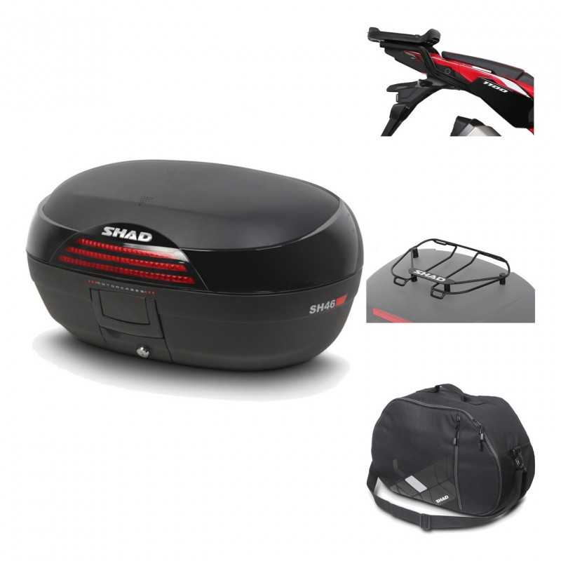 SHAD Baul trasero + herraje montaje accesorios SH46 SH 46 NEW MODEL KIT-184491