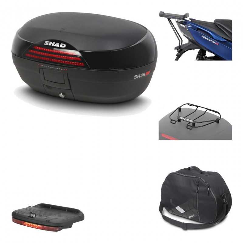 Rear trunk + mounting hardware + accessories  SH46 SH 46 NEW MODEL