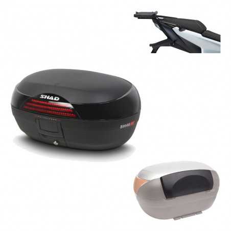 SHAD Baul trasero + herraje montaje respaldo de pasajero SH46 SH 46 NEW MODEL KIT-184293