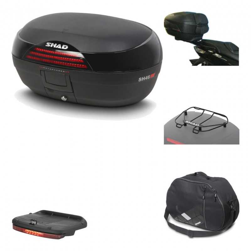SHAD Baul trasero + herraje montaje accesorios SH46 SH 46 NEW MODEL KIT-184588